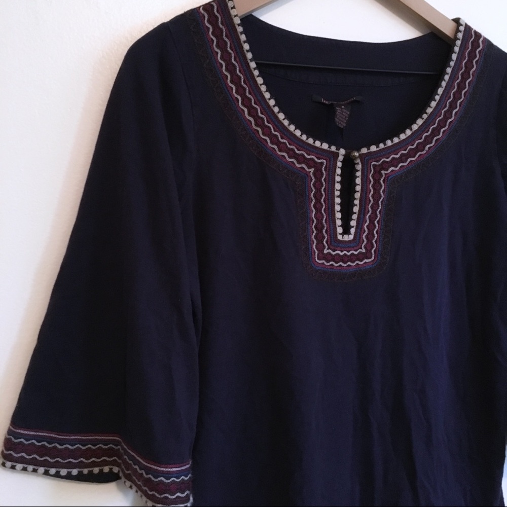 Lucky Brand Purple Bohemian Blouse, M - Picture 2 of 6